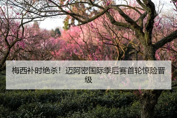 梅西补时绝杀！迈阿密国际季后赛首轮惊险晋级
